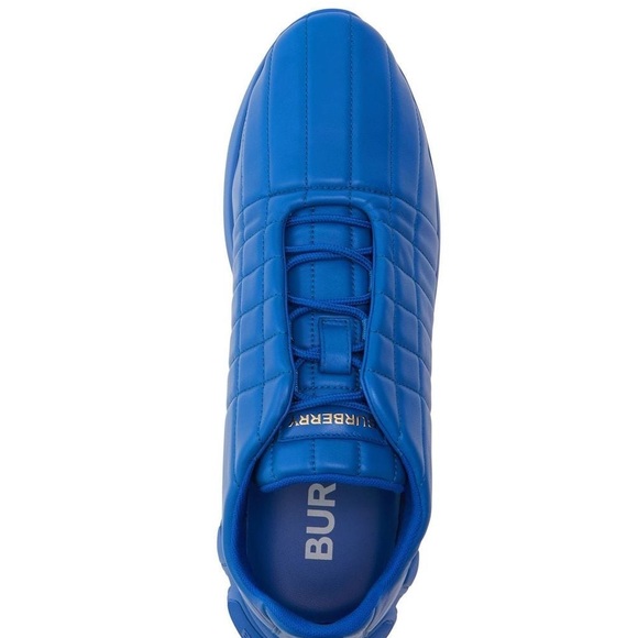 burberry leather classic quilted trainer - Picture 1 of 8
